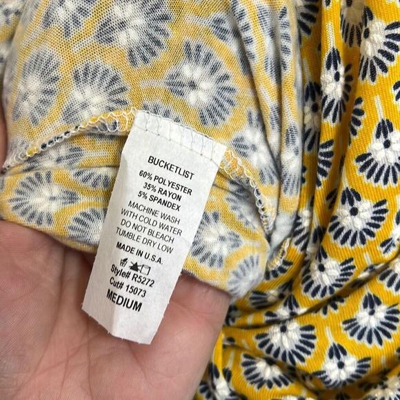 Bucket List size medium sleeveless wide leg jumpsuit - Picture 6 of 6